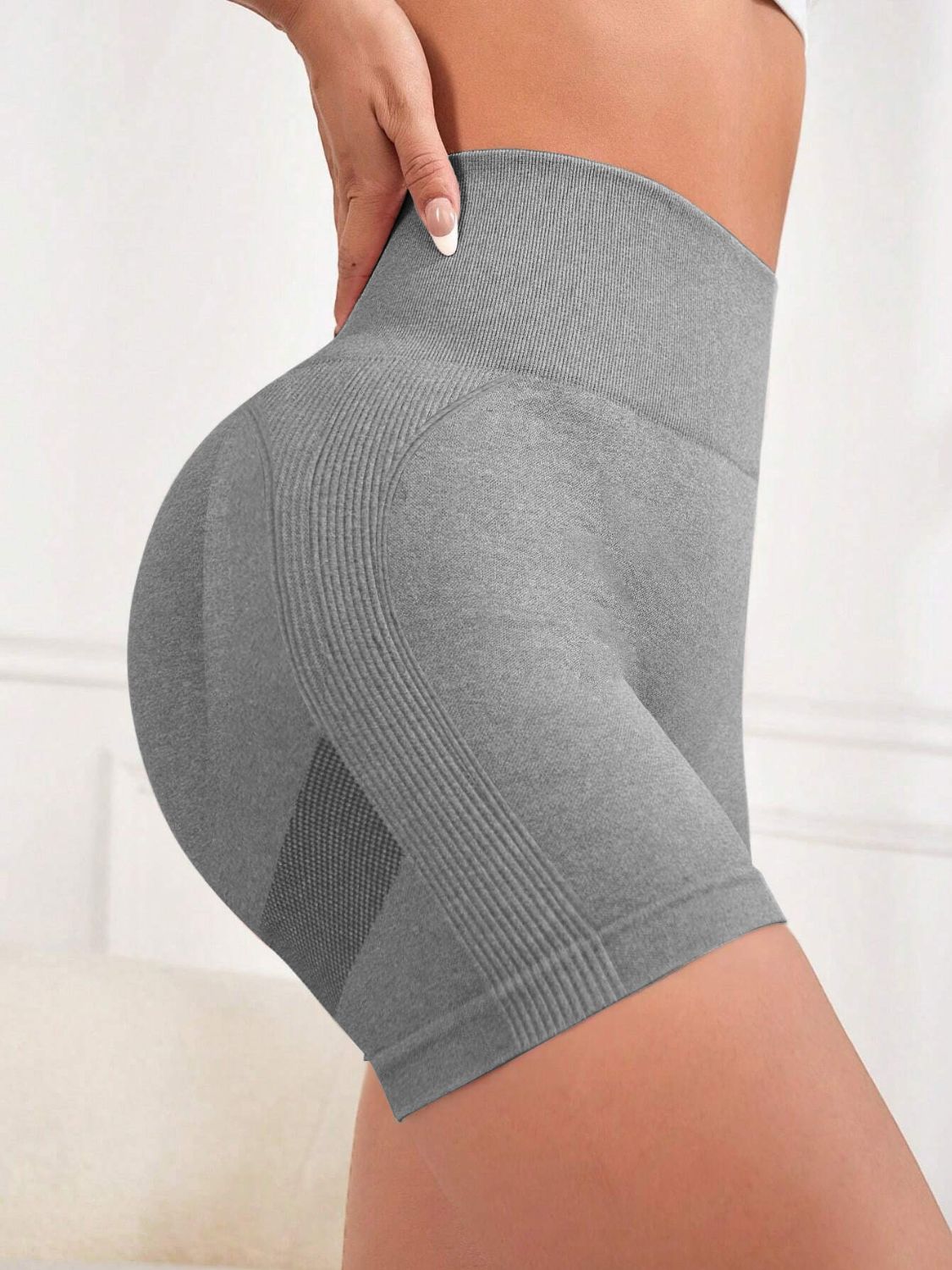 High Waist Active Shorts