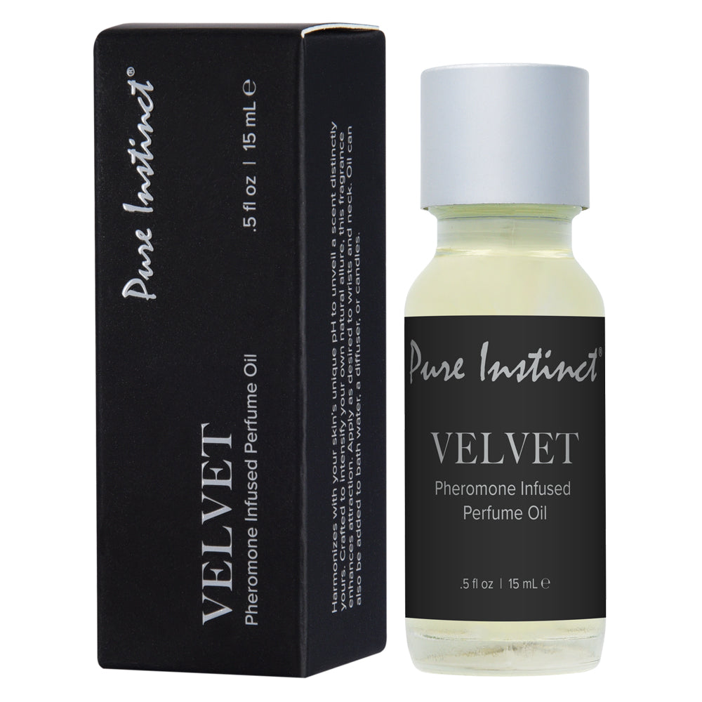 Pure Instinct Pheromone Perfume Oil Oil Velvet Dropper 0.5 oz.