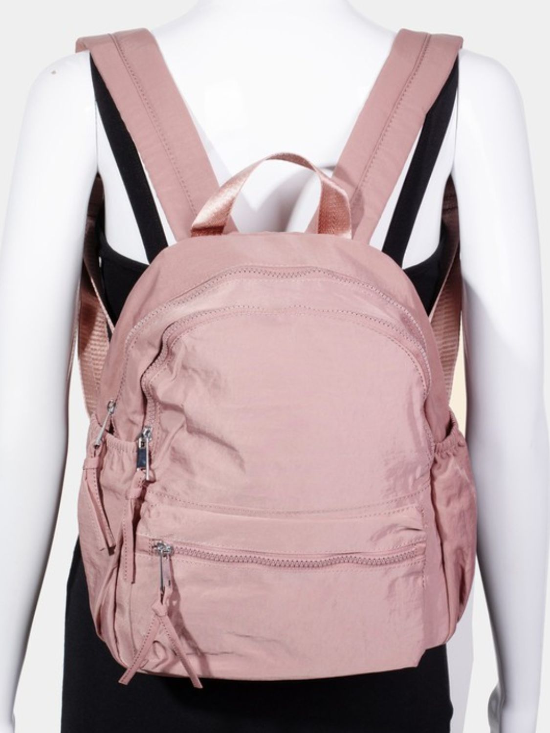 Fame Nylon Multi Pocket Backpack Bag