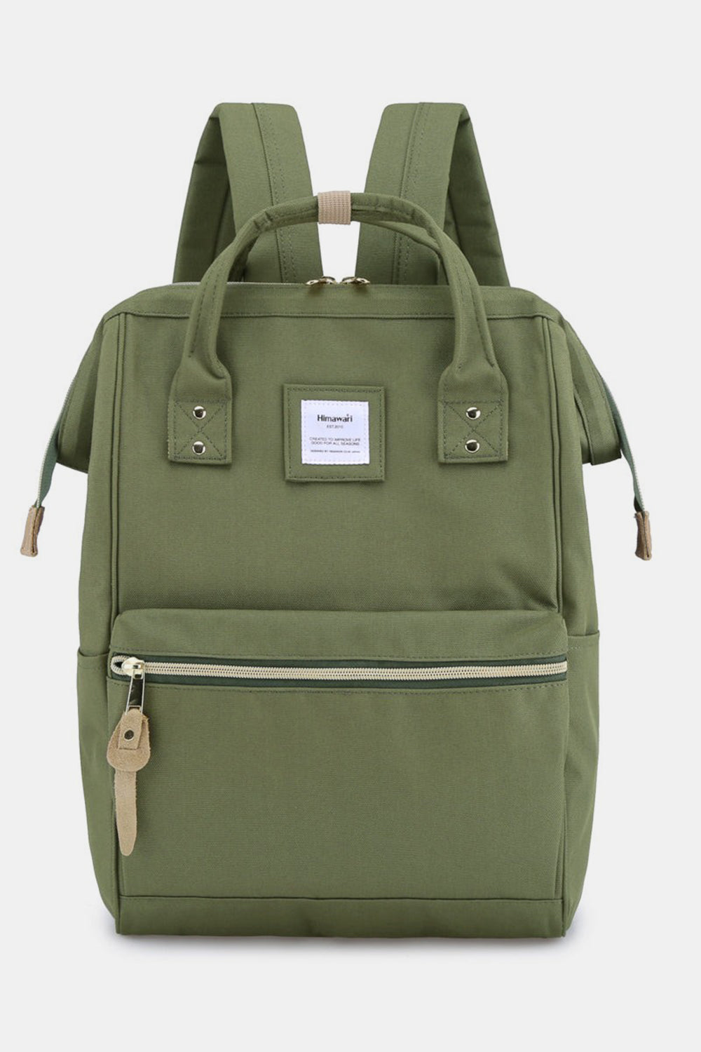 Himawari Waterproof Canvas Backpack Bag with Side Pockets