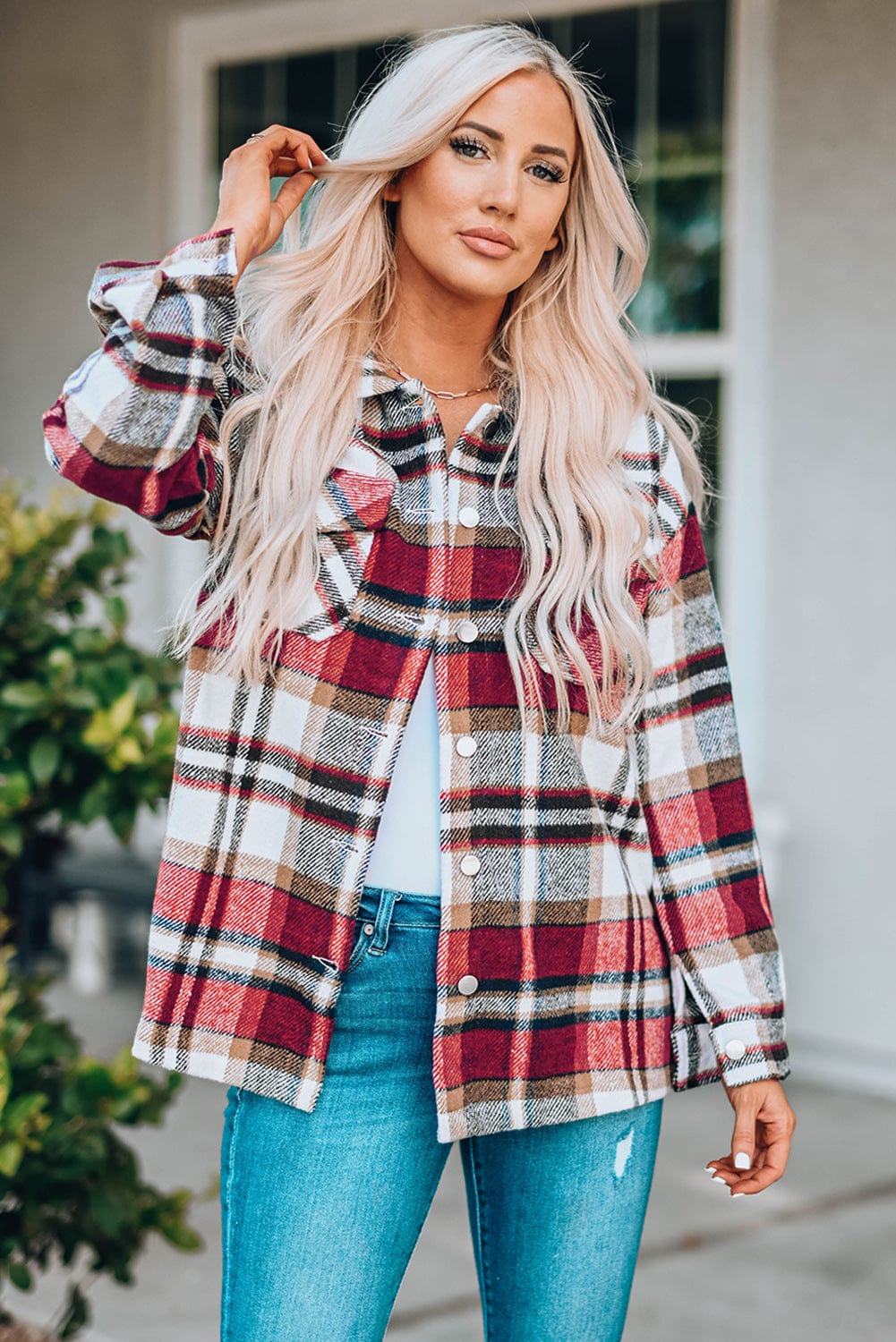 Lover Crush Outerwear/Plaid Shackets