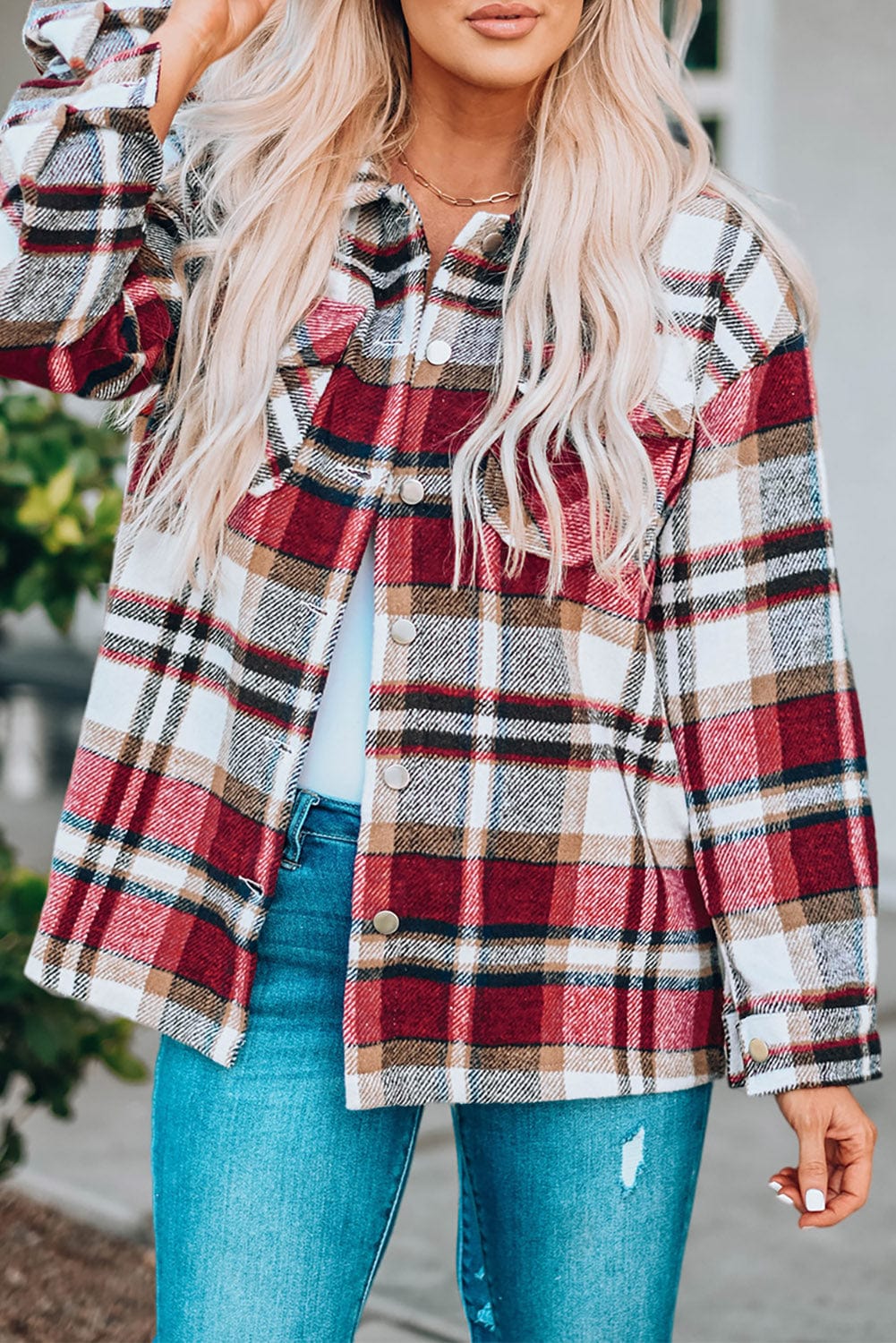 Lover Crush Outerwear/Plaid Shackets