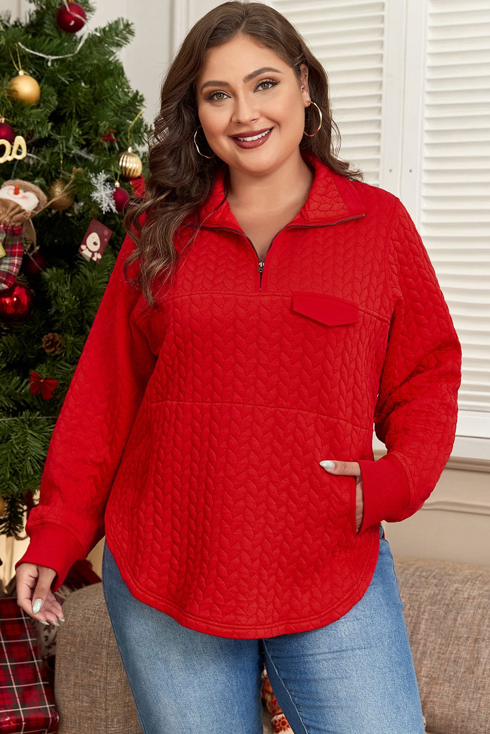 Lover Crush Plus Size/Plus Size Sweatshirts & Hoodies PL253606-P103-1X